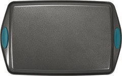Bakeware Set Nonstick Oven Safe Steel Gray Marine Blue 10 Piece Cookie Cake Pan