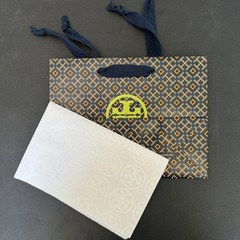 NEW Tory Burch Gift Shopping Bag & Logo Paper Tissue Small 9” x 7” x 3.5”