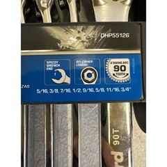 DieHard 8-Piece Reversible Ratcheting Wrench Set SAE, 12, Hand Tools 5/16 – 3/4″