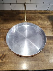 Copper 11.25″ Crepe Pan w/ Stainless Steel interior, Made in France