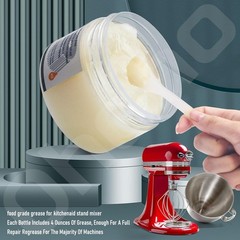 4Oz Food Grade Grease for Kitchenaid Stand Mixer with Gaskets, Extend Machine Li