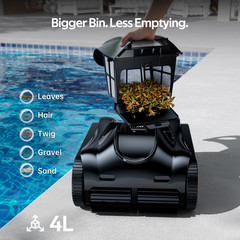 iGarden K36 Cordless Robotic Pool Cleaner Pool Vacuum For Inground 220Min