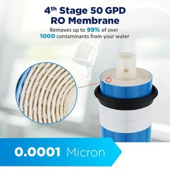 5 Stage 50 GPD RO Reverse Osmosis System Water Filter 1/2/3 Year Replacement Set