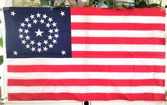 Flag United States US 34 Round Circle Stars 3 x 5 Polyester Historical American