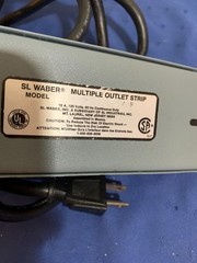 Vtg SL Waber Multiple Outlet Strip 15 Amps 120 Volts 60 Hz 4 Outlets 15′ Cord