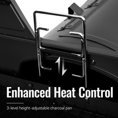 Royal Gourmet 2-Burner Gas and Charcoal Combo Grill