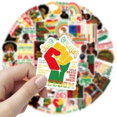 10 Random Juneteenth Stickers BLM Car Decals Laptop Hydro Yeti Free Shipping!