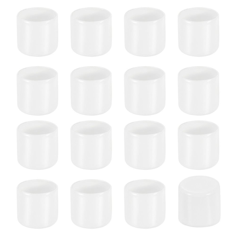 56Pcs Chair Leg Caps 19mm (3/4 Inch) Non-Slip Chair Leg Tips White