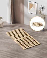 NAIZEA Japanese Tatami Mat, Foldable Tatami Bed Frame Twin Full Queen Floor Bed