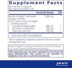 Collagen JS – Skin & Joint Health* – 1,000 Mg Hydrolyzed Biocell Collagen – G…