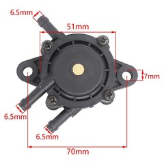 VACCUM FUEL PUMP For BRIGGS 491922 808656 and KOHLER 2439304-S 2439316-S &FILTER