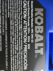 New, Genuine Kobalt 40 Volt Max 6.0 Ah Extended Run Battery and Charger Combo