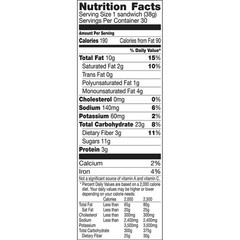 Nature Valley Sandwich Cinnamon Biscuit with Almond Butter Filling – 1.35 oz…