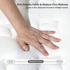 12″ 14″ Mattress Gel Memory Foam Hybrid Spring Twin Full Queen King Bed in a Box