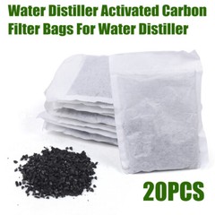 20 Packs Activated Carbon Charcoal Filters For Water Distiller Hygiene US