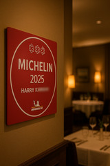 Custom 2-Sided Michelin Star Wall Plaque, Gift For Chef, Cook, Restaurant or MOM