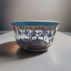 Pyrex/Disney 100 Years of Wonder-4 Cup Round Glass Food Storage Container