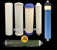 REVERSE OSMOSIS RO/DI 6 FILTERS/MEMBRANE REPLACEMENT 6 PC Set – 150 GPD Membrane