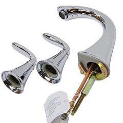 Pfister LF-049-PDCC Pasadena 8 in. Widespread Bathroom Faucet – Polished Chrome