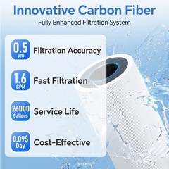 Stokk UC50 Under Sink Water Filter, Reduces Lead, Chlorine, Bad Taste & Odor
