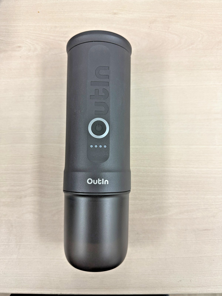 Space Gray Nano Self-Heating Espresso Maker – USB-C Travel Coffee Solution
