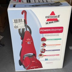 Bissell PowerSteamer Upright Deep Cleaner Model 8805-1 Red Carpet Shampooer NEW