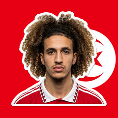 Tunisia Coast National Team Big Head Cutout – Ali Abdi, Anis Ben Slimane