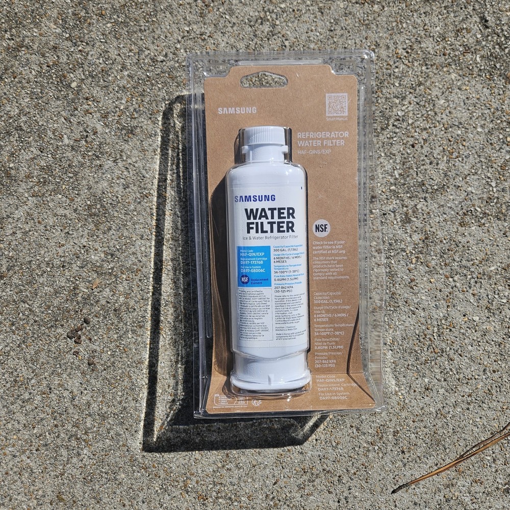 Samsung Refrigerator Water Filter HAF-QIN/EXP DA97-17376B Genuine NSF Certified