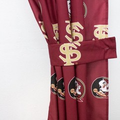 College Covers Everything Comfy Florida State Seminoles Curtain Panel Set, 2 Pan