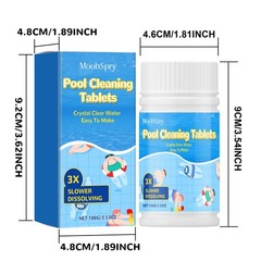 Pool Cleaning Tablets For Crystal Clear Water,Clears Cloudy Or Hazy Pool Water