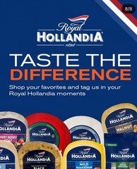 Whole Wheel Gouda Cheese W/Walnut 10lb Holandia Premium Quality