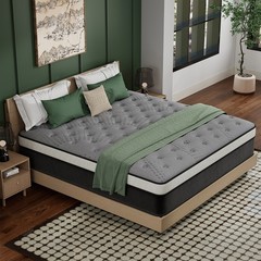 12/14 Inch Gel Memory Foam Hybrid Spring Mattress Twin Full Queen King In a Box
