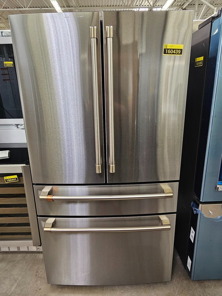 GE Cafe CGE29DP2TS1 36″ Stainless 4-Door French Door Refrigerator NOB #160439