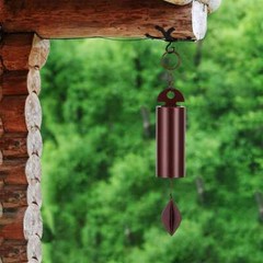 9.8in Deep Resonance Serenity Metal Bell Heroic Wind Chimes Outdoor Home Decor