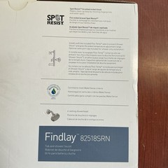 NEW MOEN 82518SRN Spot Resist Brushed Nickel Findlay Tub & Shower Faucet B42