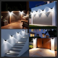 Solar Power 248 LED Lights Outdoor PIR Motion Sensor Security Garden Wall Lamp