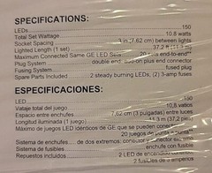 GE StayBright 150-Ct 37.2-ft Constant Multicolor C5 LED Christmas FACETED Lights