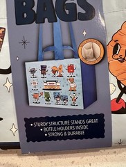NEW! Costco KeepCool Retro Iconic Grocery Characters Reusable Shopping Tote Bag