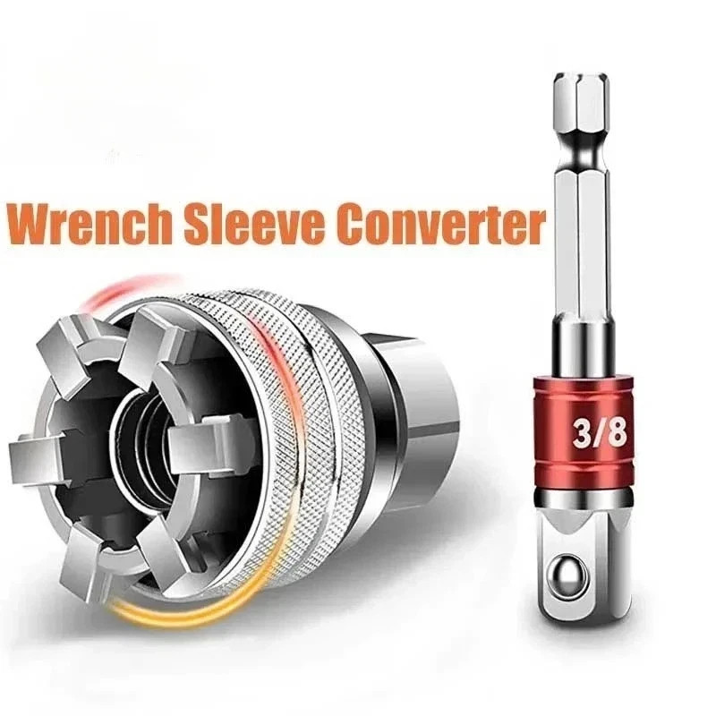 Universal Socket Tool Adjustable Multifunction Wrench Adapter Kit