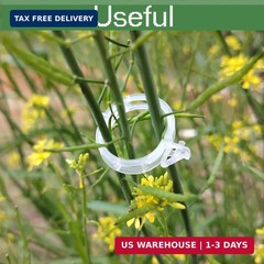 250PK Secured Plastic Plant Clip, Plant Support Clips, Garden Clips for Climbing