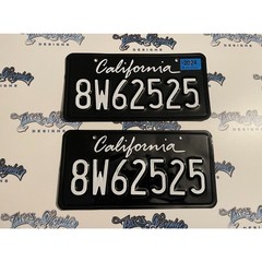 Gloss California Plate Wrap DIY Kit (DIFRENT COLORS AVALIABLE ) KIT 2 PLATES