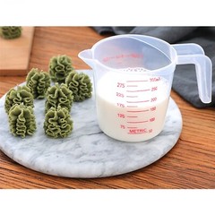 1 Liter (32oz) Clear Plastic Measuring Cup – milliliters, liter, oz, cups, quart
