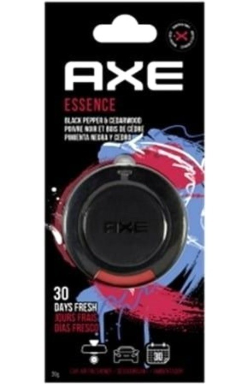 Axe 3D Hanging Gel Car Freshener ESSENCE Black Pepper & Cedarwood 30 Days Fresh