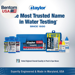 K-2006-SALT FAS-DPD, 9-In-1 Pool & Spa Test Kit, Free & Combined Chlorine, Ph, A