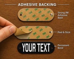Custom engraved metal tags – electric panel, utility,HVAC, Plumbing or anything