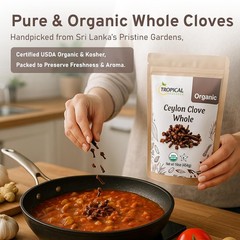 Cloves Whole Organic 16 oz (1 lb) | USDA Organic & Kosher Certified | Premium