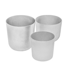 Set Of 3 Baking Molds For Easter Cakes, Easter Bread (Kulichi), Ø 3.0/3.6/3.8 in