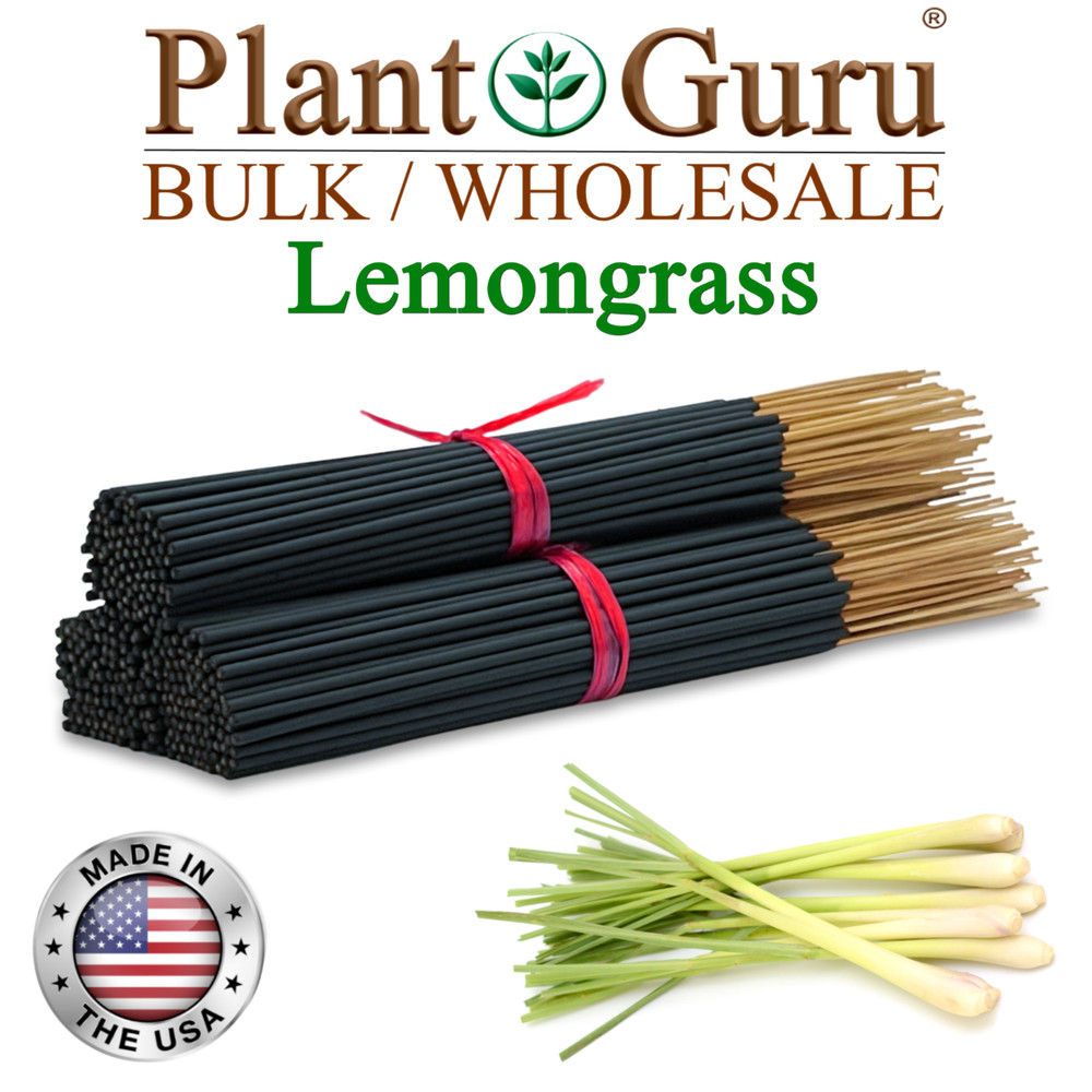 LEMONGRASS Incense Sticks 11″ Bulk Pack Wholesale Hand Dipped Lot