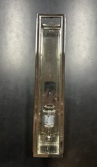 Restoration Hardware Union Filament Narrow Sconce Light Polished Nickel Silver