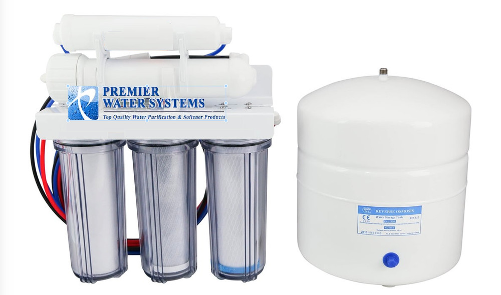 Premier 5 Stage Complete Home RO Reverse Osmosis Water Filter System 150 GPD USA